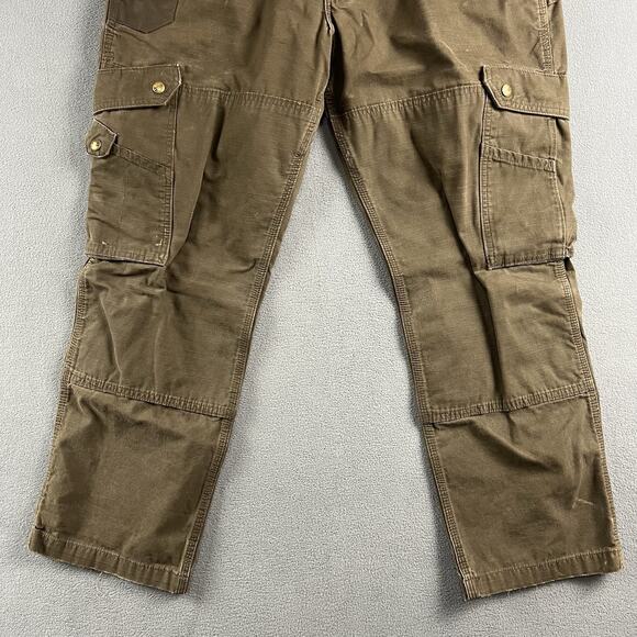 Carhartt Pants Mens 36X30 Double Knee Ripstop Carpenter Utility Workwear Jeans - Picture 3 of 9